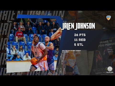 Jalen Johnson 26 PTS 11 REB | BKM Lučenec | Tipos SBL | Oct 27, 2024 | Highlights | Rookie Season