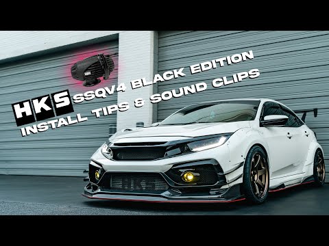 HKS SSQV BOV on the Honda Civic Type-R FK8 Sounds SOOOOO GOOD *STu-tu-tu-tu-tu*