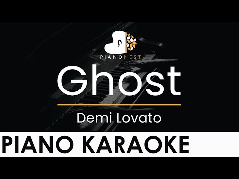 Demi Lovato - Ghost - Piano Karaoke Instrumental Cover with Lyrics