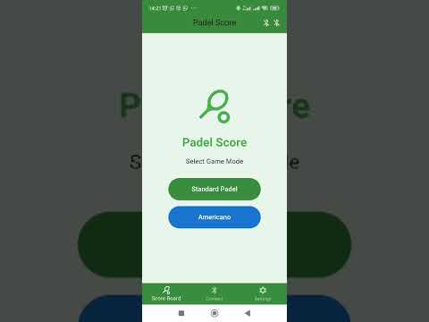 Padel Score With Remote BT