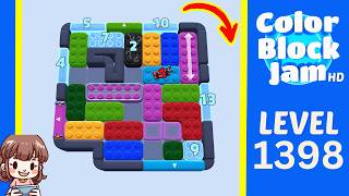 Color Block Jam Level 1398 Solution Walkthrough