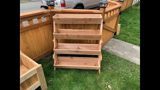 DIY Cedar Herb stand Video