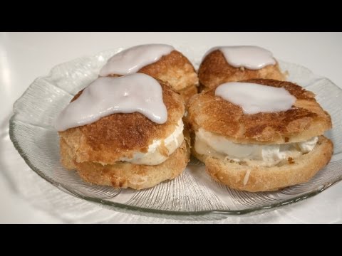Danish pastry Cream Puffs - Carnival Buns