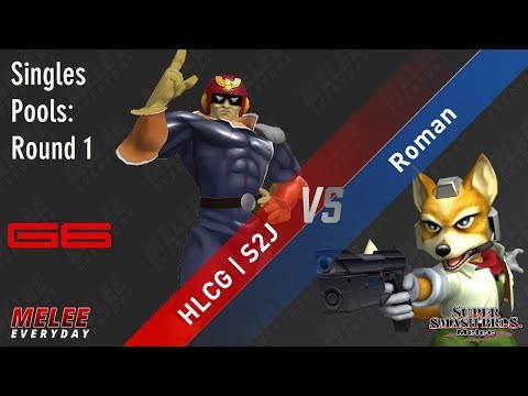 Genesis 6 - HLCG | S2J (Captain Falcon) vs. Roman (Fox) - SSBM - Singles Pools