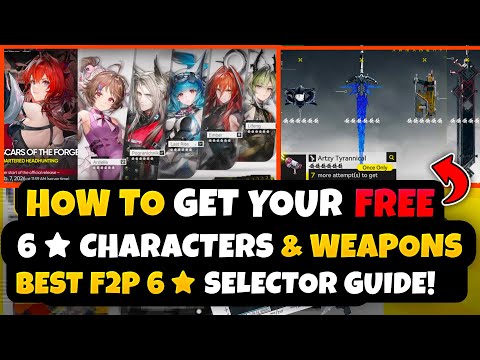 ALL FREE 6 ★ Character & Weapons In Arknights Endfield | 6 ★ Weapon Selector Guide