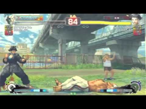 SSF4 AE: Gachi homottsun (Sagat) vs Haitani (Makoto) - SBO Qualifier