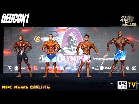 2025 IFBB Pro League Men's Physique Olympia Prejudging Comparison 4K Video