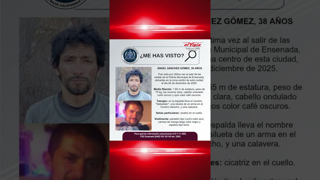 Alarm in the city center due to missing persons #elvigia #ensenadamexico