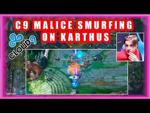 C9 Malice SMURFING on Karthus | 2 One-Shots From ULT