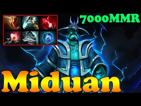 Dota 2 - Miduan 7000 MMR Plays Storm Spirit Vol 2 - Ranked Match Gameplay!