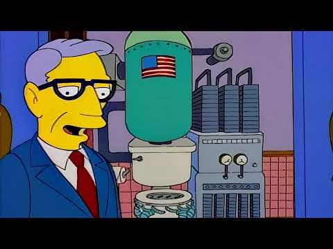 Toilet Swirling The American Way - The Simpsons