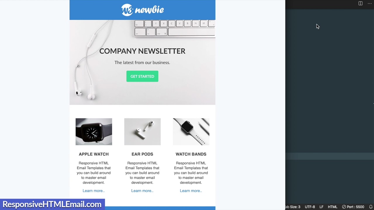 HTML Email Template - Responsive HTML Email 2024