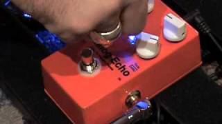 Video thumbnail for Wampler Analog Echo guitar effects pedal demo with strat and Dr Z by gearmanndude