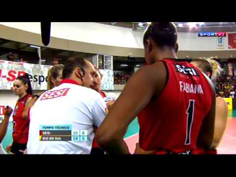 SESI/SP X RIO DO SUL/EQUIBRASIL - SUPERLIGA FEMININA 2014/15