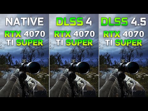 Native vs DLSS 4 vs DLSS 4.5 - Performance Comparison