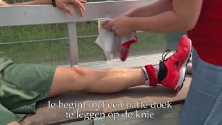 Wat te doen bij een knieverzwikking/kniedistorsie?