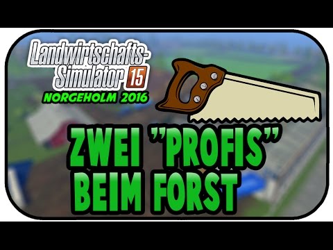 ZWEI PROFIS BEIM FORST - LS15 Norgelholm #22- Lets Play Landwirtschaft Simulator 15 Deutsch