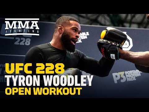 UFC 228: Tyron Woodley Open Workout Highlights - MMA Fighting