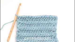 Video thumbnail for How to work horizontal lines of half-treble crochets (back and forth)