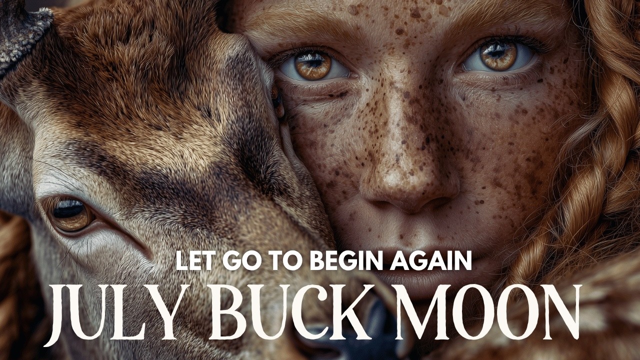 🌕 Full Moon Meditation | Let Go, Begin Again | Buck Moon