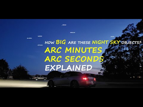 ASTRONOMY BASICS: WHAT ARE ARC MINUTES AND ARC SECONDS?