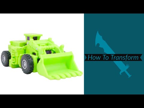 How To Transform: Transformers Studio Series 86 Scrapper (Robot To Alt And Back)