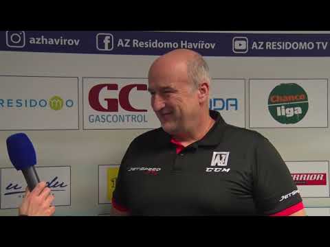 AZ Residomo Havířov - ČEZ Motor Č. Budějovice 1:4 (10.3.2019) trenér Jiří Režnar (HAV)