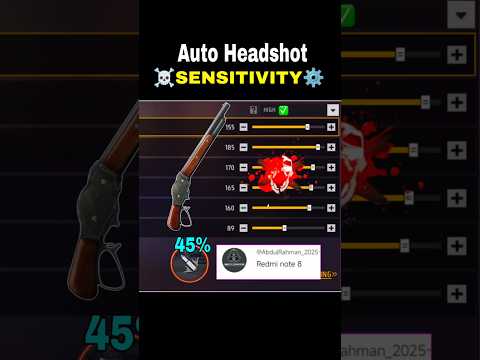 New Settings ⚙️| Redmi Note 8 📲 Sensi + Dpi || 2025 Free Fire ⚡ Highlights