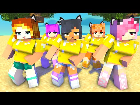 simple dimple rich kids aphmau girlfriends crew - minecraft animation #shorts