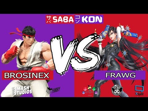 Sabakon 2018: Smash 4 - Frawg (Bayonetta) vs Brosinex (RYU) - Grand Finals