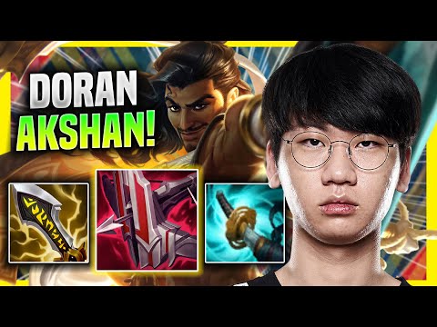 DORAN IS INSANE WITH AKSHAN! - GEN Doran Plays Akshan TOP vs Irelia! | Preseason 2022