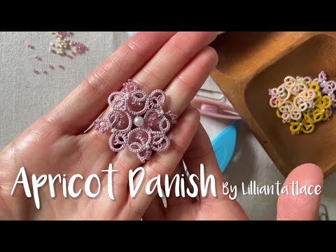 Tatting Tutorial for “Tiny Frozen Water Snowflake ” without bead designed by LillianTatLace