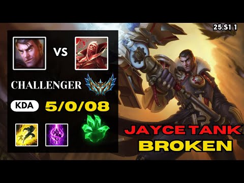 ✅JAYCE VS VLADIMIR - 5/0/9 KDA TOP GAMEPLAY CHALLENGER I✅