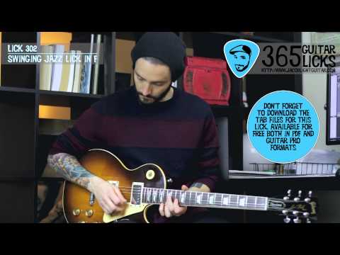 Lick 302/365 - Swinging Jazz Lick in F | 365 Guitar Licks Project