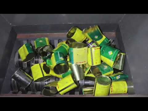 Metal Tin Container Shredder