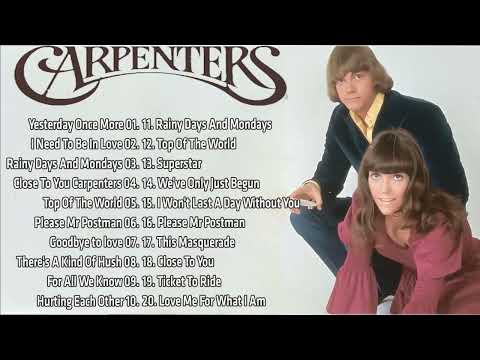 The Best Songs Playlist Of The Carpenters - The Carpenters Greatest Hits Full Album