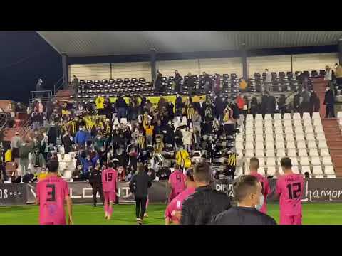 San Roque de Lepe en Mérida , Frente Aurinegro ! 0 - 1 ganó el Sanroque .