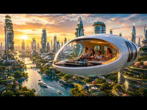 Life in 2090: Inside the Most Beautiful Future Cities Ever Imagined | A Peaceful 4K AI Journey