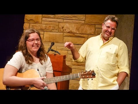Playing "Windy & Warm" for Vince Gill