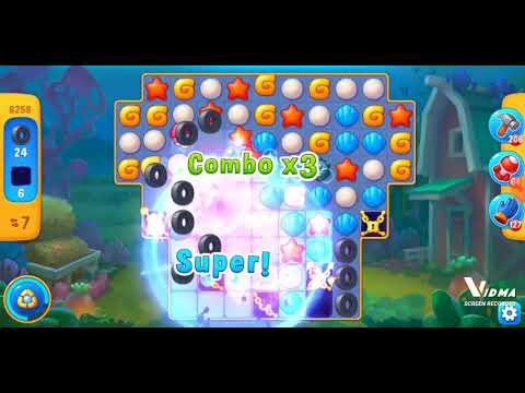 Fishdom. 8258 level no boosters and diamonds - 15 moves