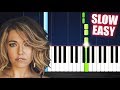 Rachel Platten - Fight Song - SLOW EASY Piano Tutorial by PlutaX