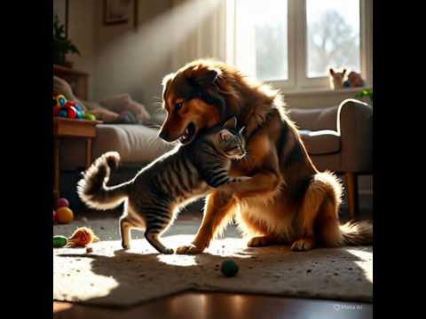 Cat & Dog – Dosti Ki Kahani 🐶🐱 | Sajeelsarwartv  #shorts #viral #video