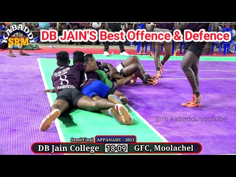 SF-DB Jain College VS GFC, Moolachel / Appanadu South India Kabaddi Match @ Muthukulathur