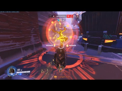 Overwatch Dafran Becames Junkrat Main -The Funniest Gameplay Ever-