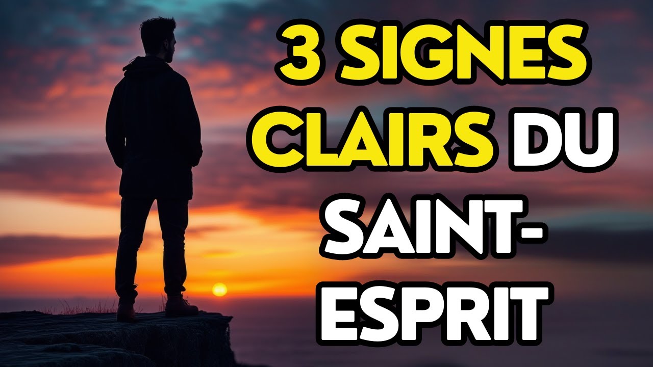 3 signes clairs que le Saint-Esprit vous parle.