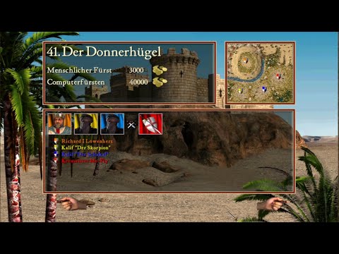 Stronghold Crusader, Mission 41: Der Donnerhügel, Aggressiver Kreuzzugsmarsch