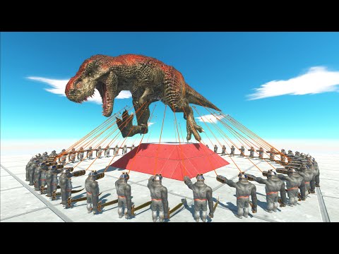 ⭐ 50 Scimitarilla VS Giant Units ⭐ Animal Revolt Battle Simulator