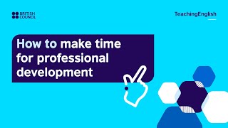 How to make time for professional development - five simple steps