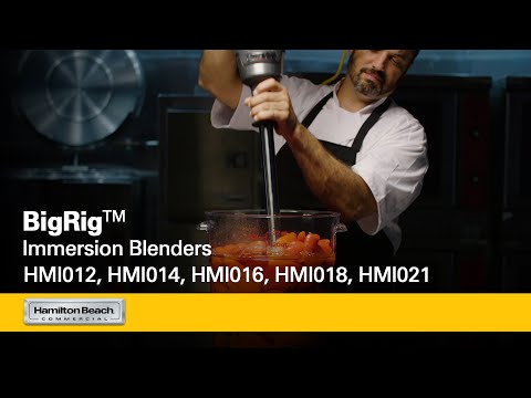 Highlights | BigRig™ Line of Immersion Blenders | Hamilton Beach Commercial® |  Available in 5 sizes