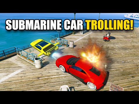 TROLLING PEOPLE WITH THE NEW SUBMARINE CAR! *TOREADOR!* | GTA 5 THUG LIFE #389